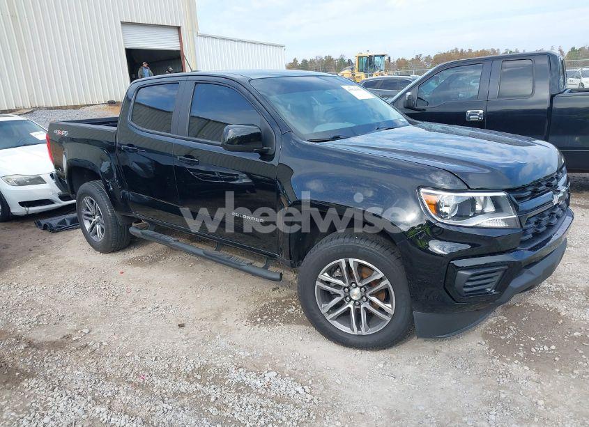 2021 Chevrolet Colorado 4WD SHORT BOX WT (VIN 1GCGTBENXM1249573) main photo