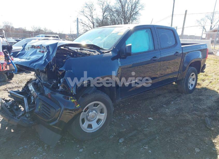 Photo 2 of 2021 Chevrolet Colorado 4WD SHORT BOX WT (VIN 1GCGTBENXM1298059)
