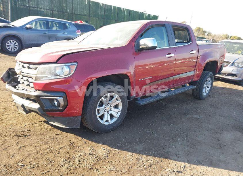 Photo 2 of 2021 Chevrolet Colorado 4WD SHORT BOX LT (VIN 1GCGTCEN3M1139020)