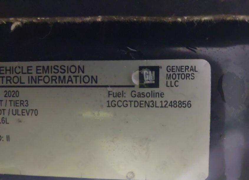 Photo 9 of 2020 Chevrolet Colorado 4WD LONG BOX Z71 (VIN 1GCGTDEN3L1248856)