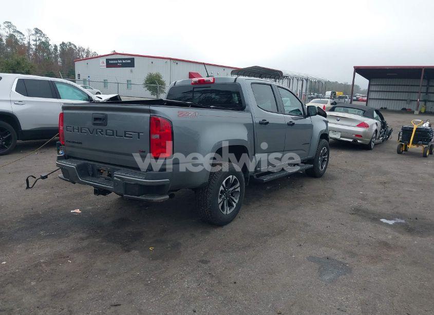 Photo 4 of 2021 Chevrolet Colorado 4WD SHORT BOX Z71 (VIN 1GCGTDEN4M1191469)