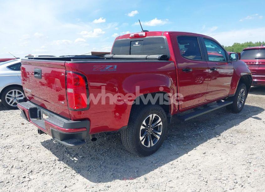 Photo 4 of 2021 Chevrolet Colorado 4WD SHORT BOX Z71 (VIN 1GCGTDEN4M1197644)