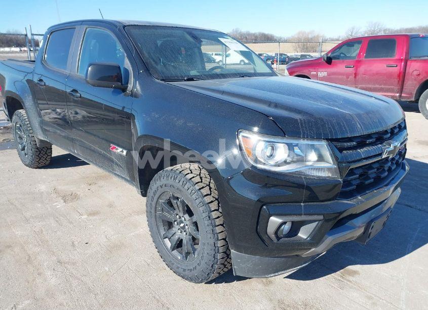 2021 Chevrolet Colorado 4WD SHORT BOX Z71 (VIN 1GCGTDEN5M1183879) main photo