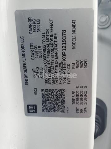 Photo 12 of 2023 CHEVROLET COLORADO TRAIL BOSS (VIN 1GCGTDEN6N1262124)