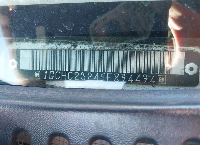 Photo 9 of 2005 Chevrolet Silverado 2500HD LT (VIN 1GCHC23245F894494)