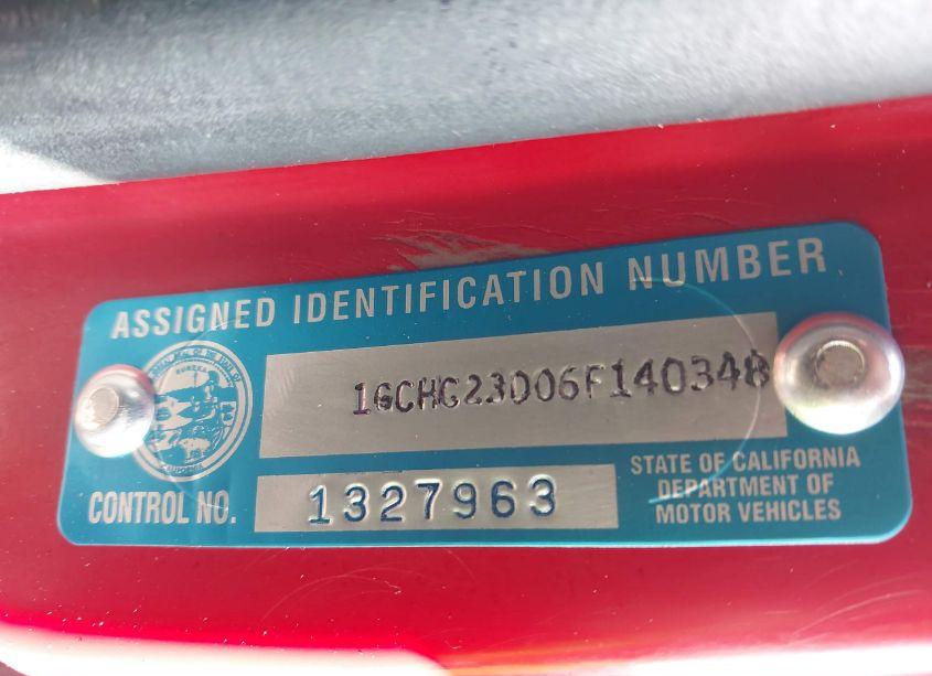 Photo 9 of 2006 Chevrolet Silverado 2500HD LT1 (VIN 1GCHC23D06F140348)