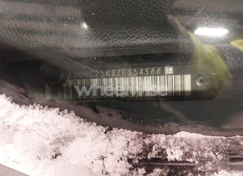 Photo 9 of 2007 Chevrolet Silverado C2500 HEAVY DUTY (VIN 1GCHC23K87F534566)