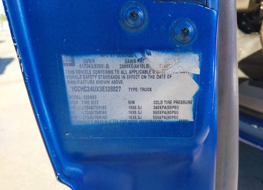 Photo 9 of 2003 Chevrolet Silverado 2500HD WORK TRUCK (VIN 1GCHC24UX3E328827)