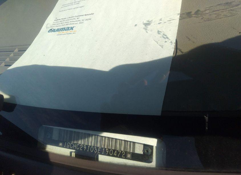 Photo 9 of 2003 Chevrolet Silverado 2500HD LS (VIN 1GCHC29103E190472)