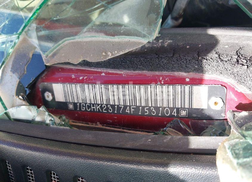 Photo 9 of 2004 Chevrolet Silverado 2500HD LS (VIN 1GCHK23174F153104)