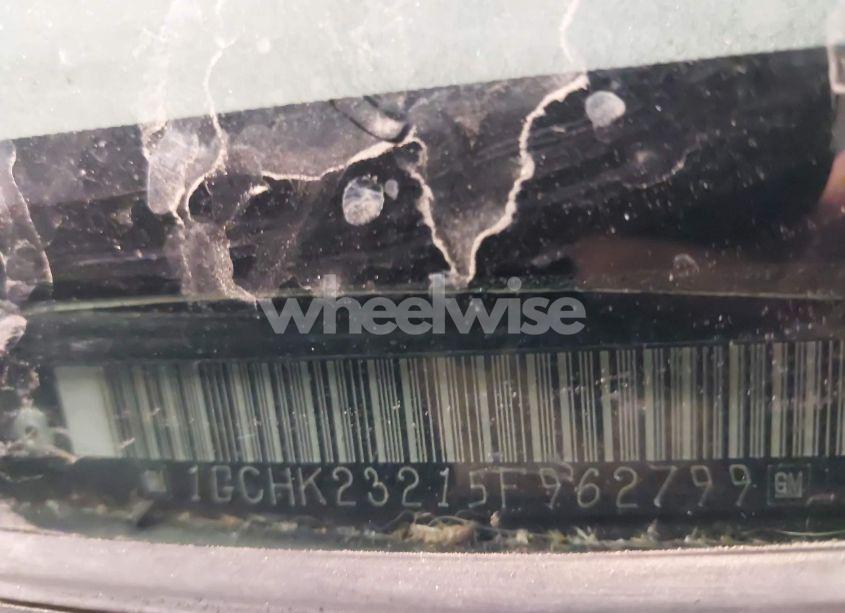 Photo 9 of 2005 Chevrolet Silverado 2500HD LT (VIN 1GCHK23215F962799)