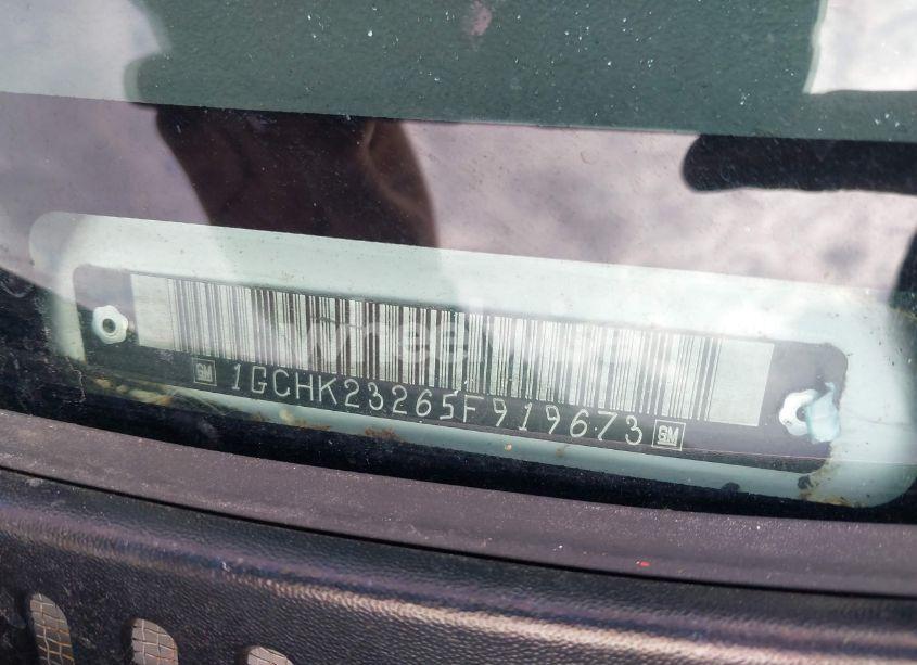 Photo 9 of 2005 Chevrolet Silverado 2500HD LS (VIN 1GCHK23265F919673)