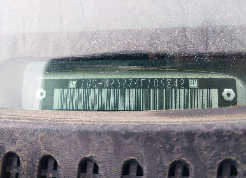 Photo 9 of 2006 Chevrolet Silverado 2500HD LT2 (VIN 1GCHK23276F105842)