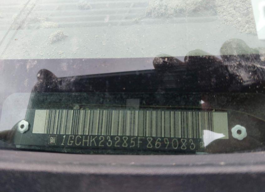 Photo 9 of 2005 Chevrolet Silverado 2500HD LT (VIN 1GCHK23285F869083)