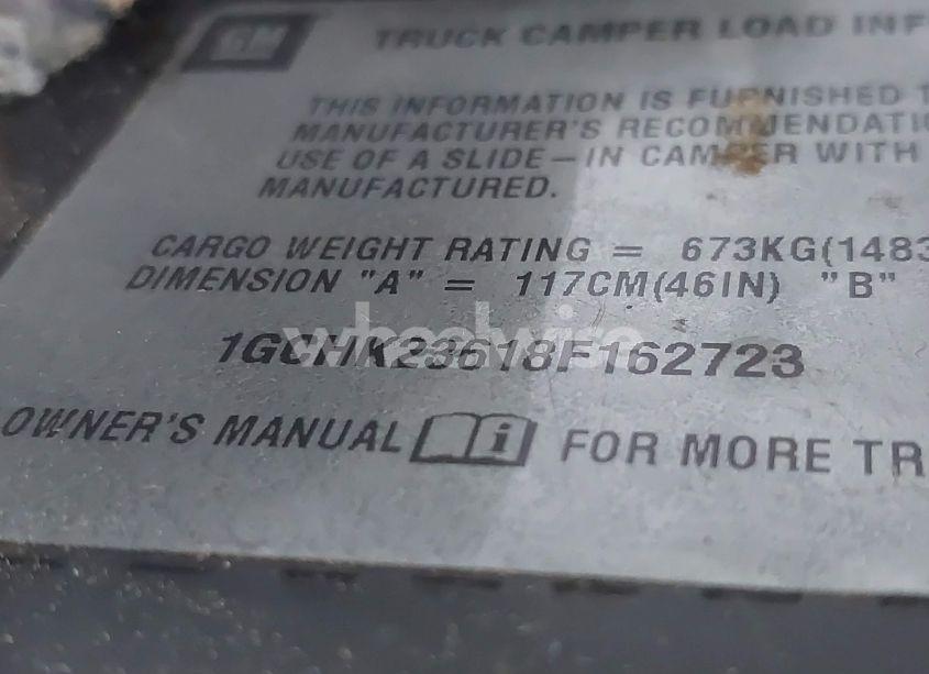 Photo 9 of 2008 Chevrolet Silverado 2500HD LTZ (VIN 1GCHK23618F162723)