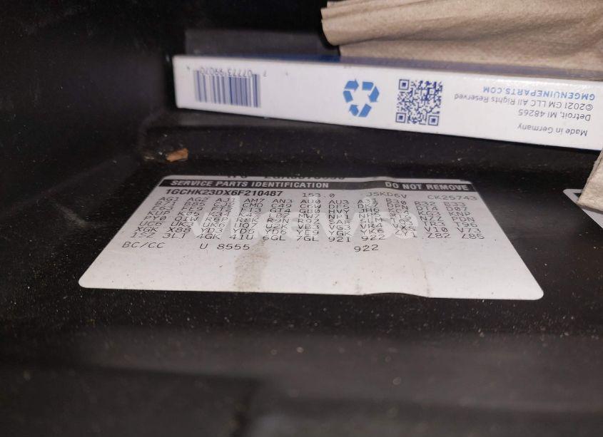 Photo 9 of 2006 Chevrolet Silverado 2500HD LT3 (VIN 1GCHK23DX6F210487)