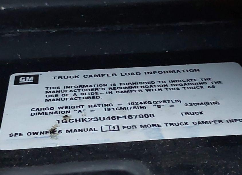 Photo 9 of 2006 Chevrolet Silverado 2500HD LT3 (VIN 1GCHK23U46F187000)