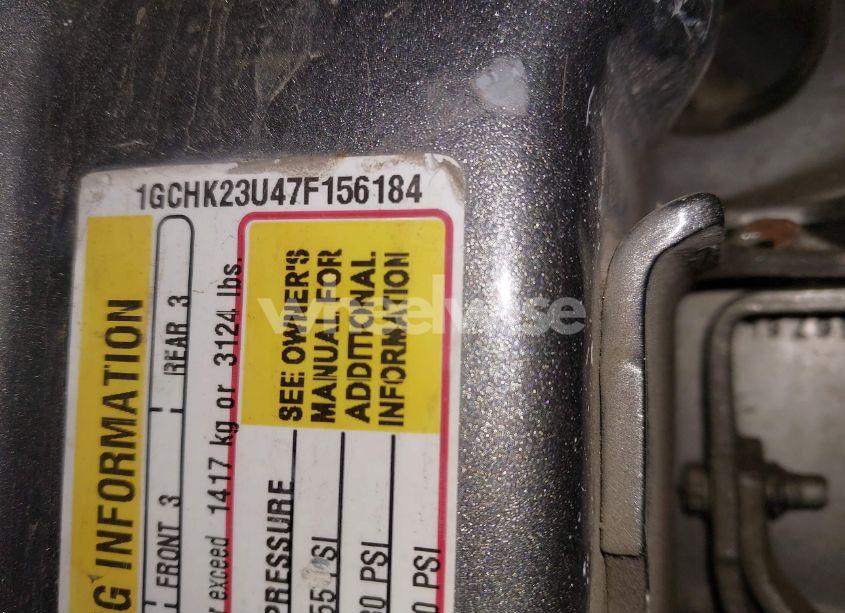 Photo 9 of 2007 Chevrolet Silverado 2500HD CLASSIC LT1 (VIN 1GCHK23U47F156184)