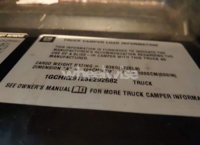 Photo 9 of 2003 Chevrolet Silverado 2500HD LS (VIN 1GCHK29123E292682)