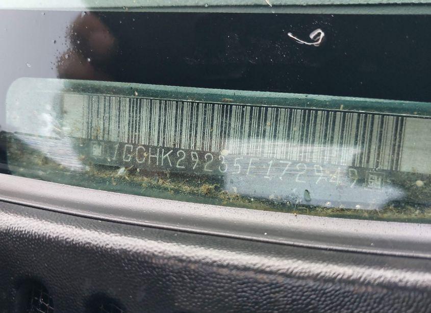 Photo 9 of 2005 Chevrolet Silverado 2500HD LS (VIN 1GCHK29235E172949)