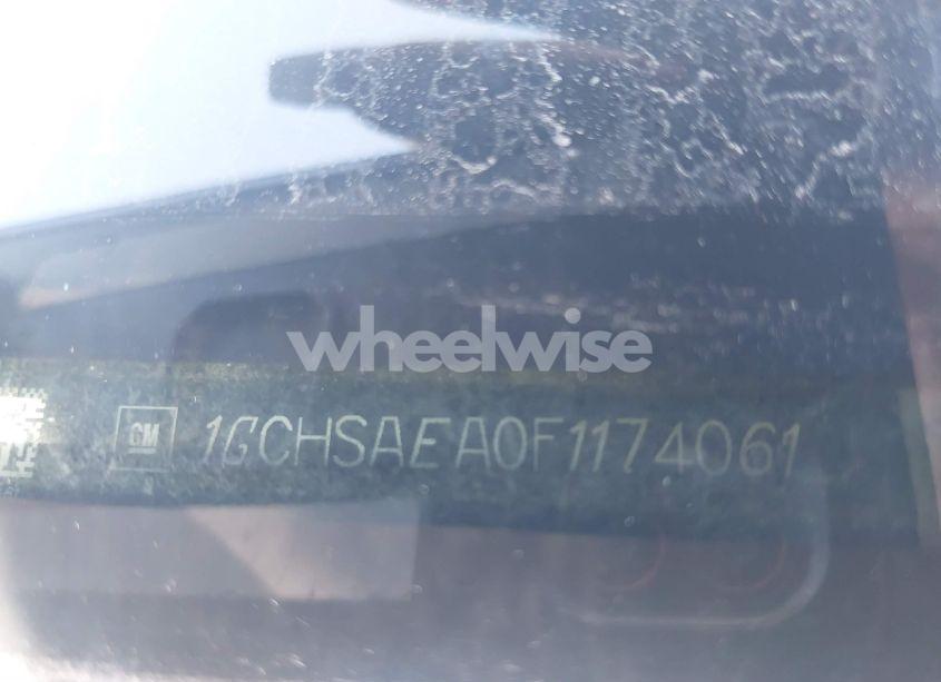 Photo 9 of 2015 Chevrolet Colorado WT (VIN 1GCHSAEA0F1174061)