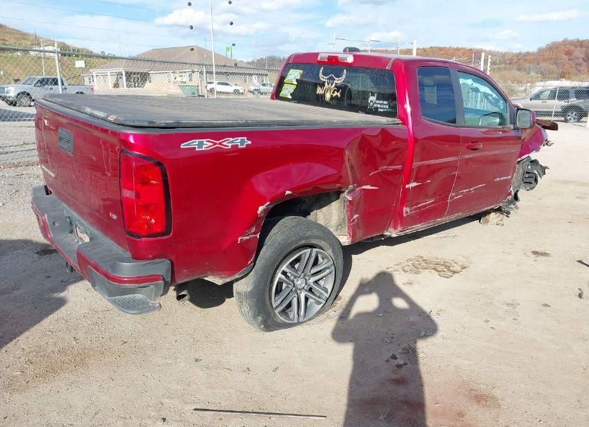 Photo 4 of 2021 Chevrolet Colorado 4WD WORK TRUCK (VIN 1GCHTBEN0M1190005)