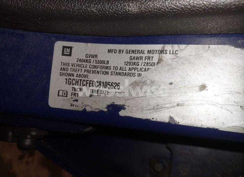 Photo 9 of 2012 Chevrolet Colorado 1LT (VIN 1GCHTCFE0C8105626)