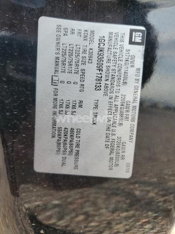 Photo 2 of 2009 CHEVROLET SILVERADO K3500 LTZ (VIN 1GCJK93609F178133)