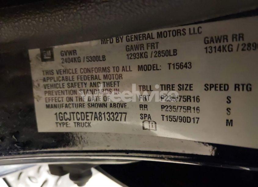 Photo 9 of 2010 Chevrolet Colorado 1LT (VIN 1GCJTCDE7A8133277)