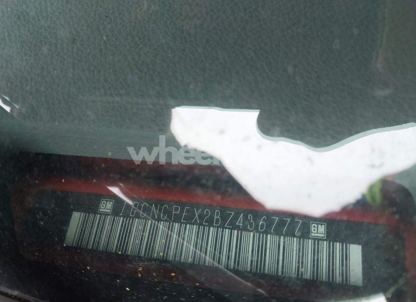 Photo 9 of 2011 Chevrolet Silverado 1500 WORK TRUCK (VIN 1GCNCPEX2BZ436777)