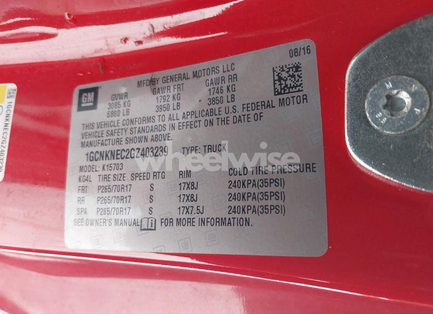 Photo 9 of 2016 Chevrolet Silverado 1500 LS (VIN 1GCNKNEC2GZ403239)