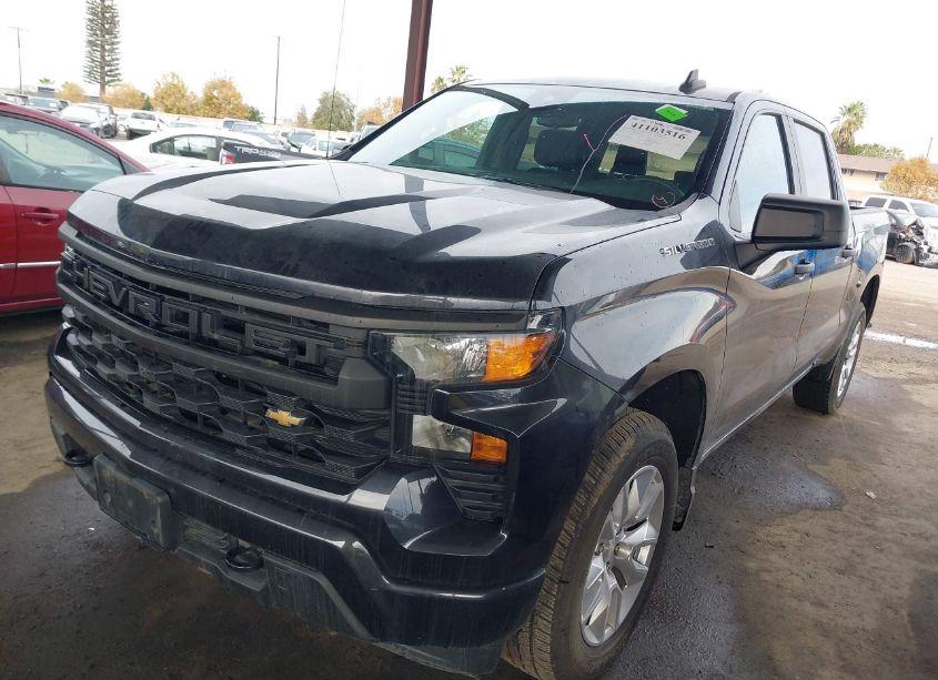 Photo 2 of 2022 Chevrolet Silverado 1500 2WD SHORT BED CUSTOM (VIN 1GCPABEK0NZ530487)