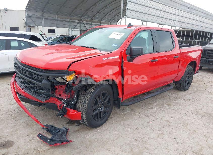 Photo 2 of 2022 Chevrolet Silverado 1500 2WD SHORT BED CUSTOM (VIN 1GCPABEK1NZ601597)
