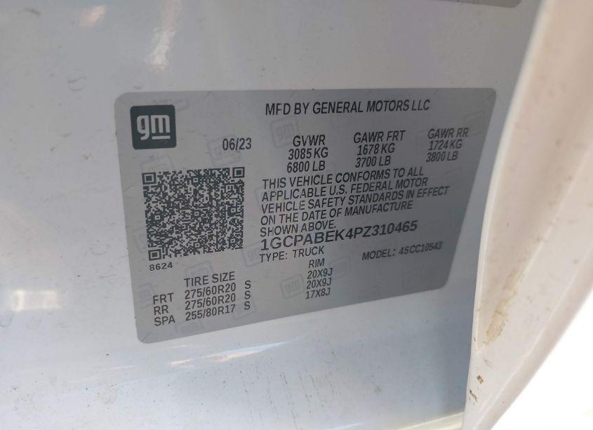 Photo 9 of 2023 Chevrolet Silverado 1500 2WD SHORT BED CUSTOM (VIN 1GCPABEK4PZ310465)