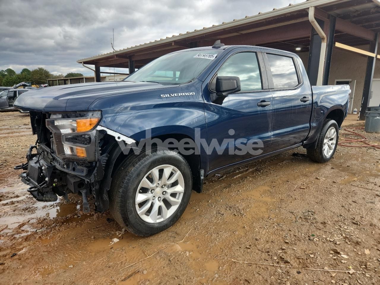 2022 CHEVROLET SILVERADO C1500 CUSTOM (VIN 1GCPABEK5NZ597991) main photo