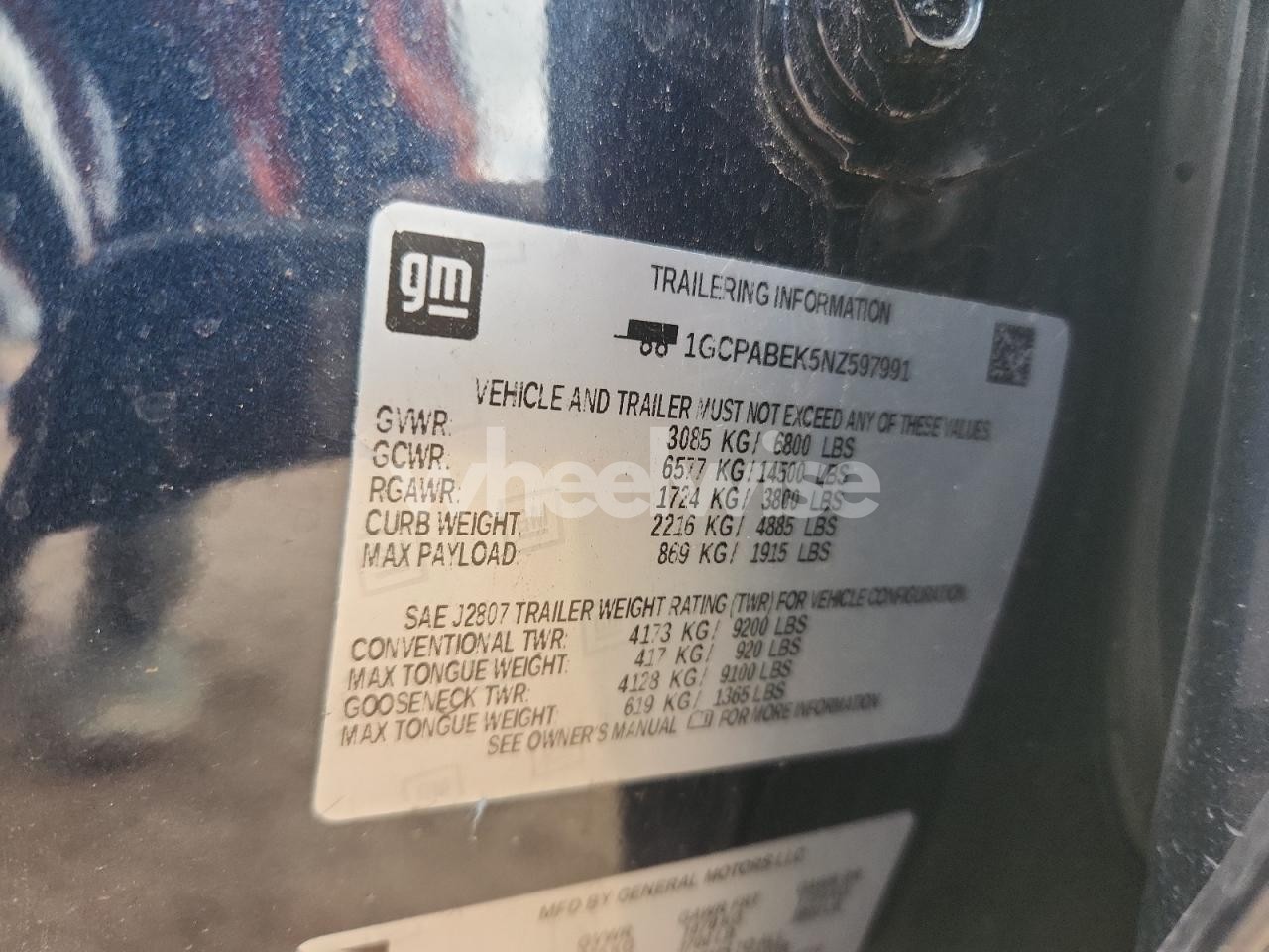 Photo 13 of 2022 CHEVROLET SILVERADO C1500 CUSTOM (VIN 1GCPABEK5NZ597991)