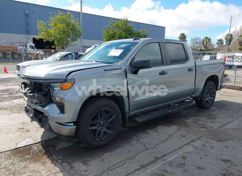 Photo 2 of 2024 Chevrolet Silverado 1500 2WD SHORT BED CUSTOM (VIN 1GCPABEK7RZ239913)