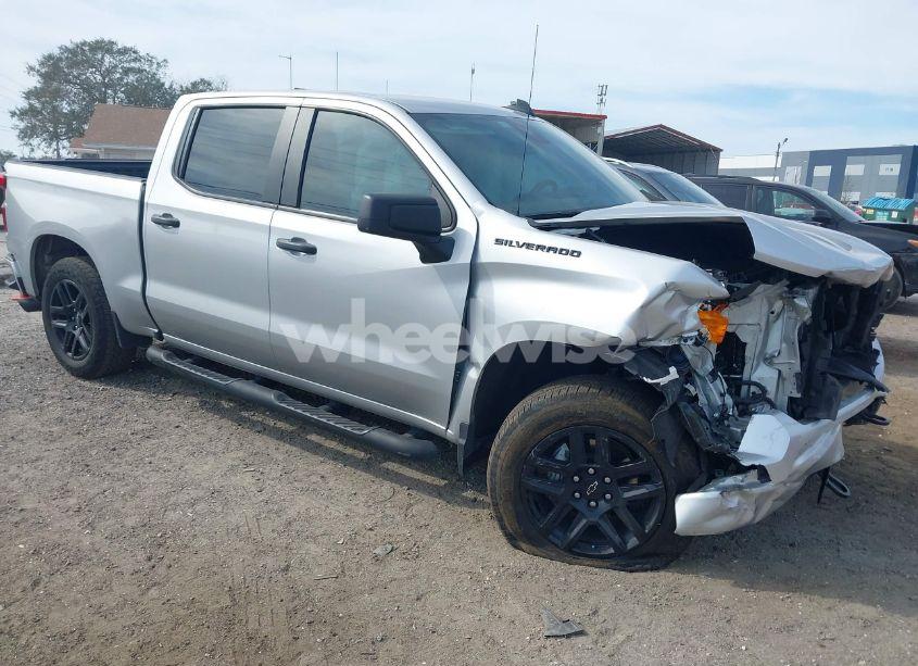 2022 Chevrolet Silverado 1500 2WD SHORT BED CUSTOM (VIN 1GCPABEK9NZ522341) main photo