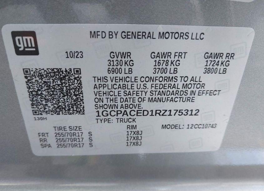 Photo 9 of 2024 Chevrolet Silverado 1500 2WD STANDARD BED LT (VIN 1GCPACED1RZ175312)