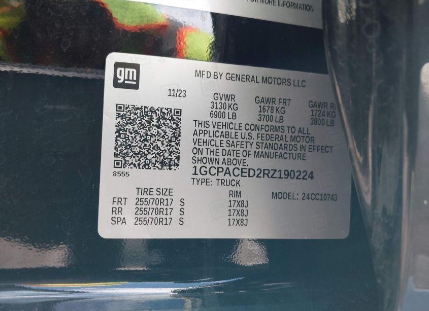 Photo 9 of 2024 Chevrolet Silverado 1500 2WD STANDARD BED LT (VIN 1GCPACED2RZ190224)