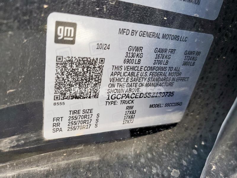 Photo 12 of 2025 CHEVROLET SILVERADO C1500 LT (VIN 1GCPACED5SZ130735)