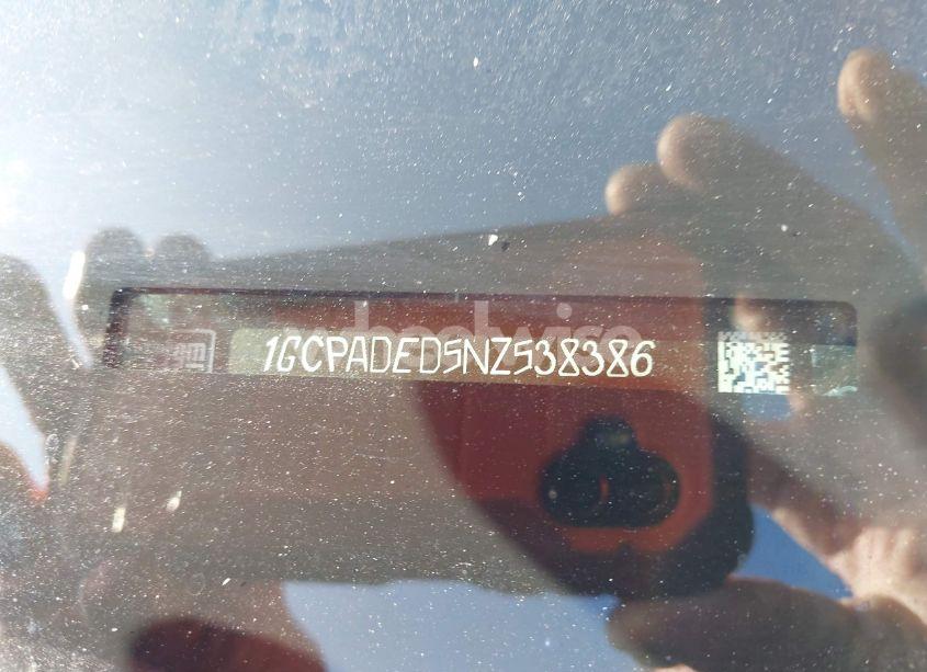 Photo 9 of 2022 Chevrolet Silverado 1500 2WD SHORT BED RST (VIN 1GCPADED5NZ538386)