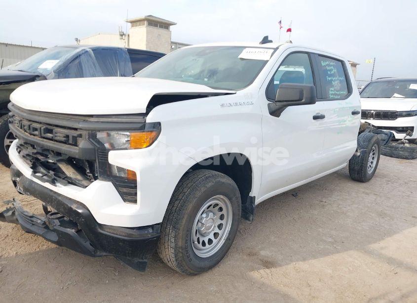 Photo 2 of 2024 Chevrolet Silverado 1500 4WD SHORT BED WT (VIN 1GCPDAEK1RZ221151)