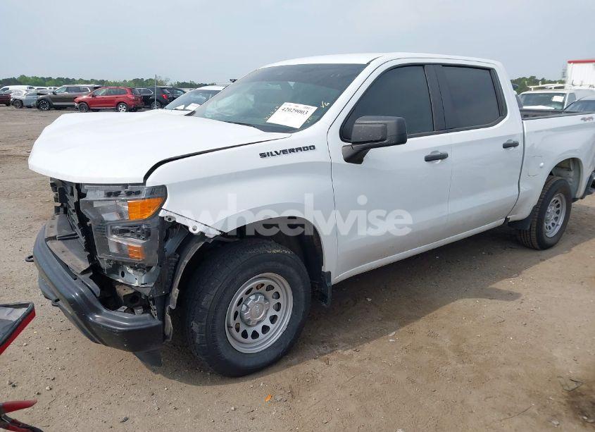 Photo 2 of 2023 Chevrolet Silverado 1500 4WD SHORT BED WT (VIN 1GCPDAEK4PZ201117)