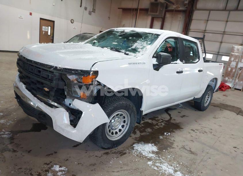 Photo 2 of 2023 Chevrolet Silverado 1500 4WD SHORT BED WT (VIN 1GCPDAEK4PZ298125)