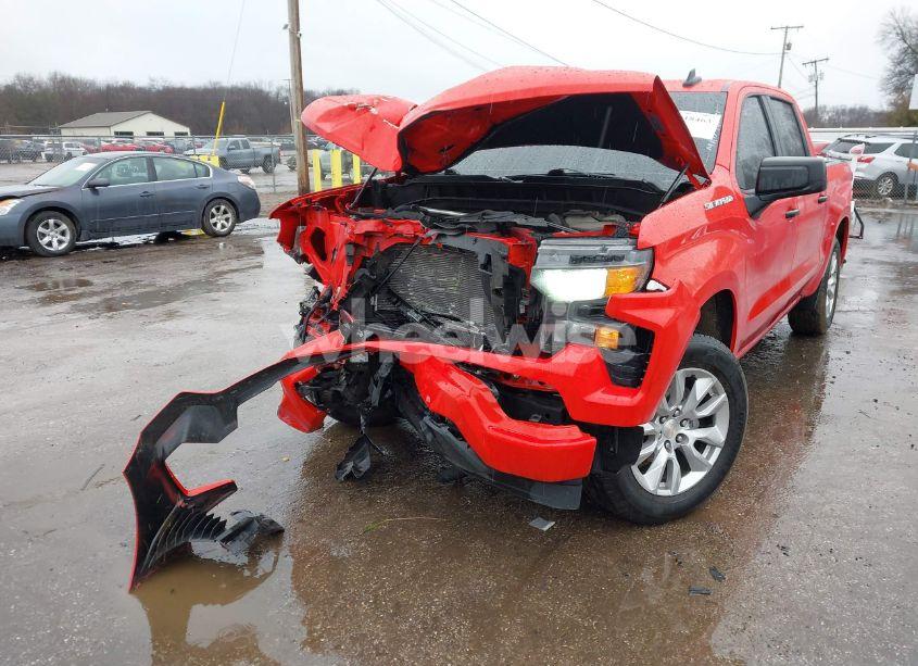 Photo 2 of 2022 Chevrolet Silverado 1500 4WD SHORT BED CUSTOM (VIN 1GCPDBEK2NZ638973)