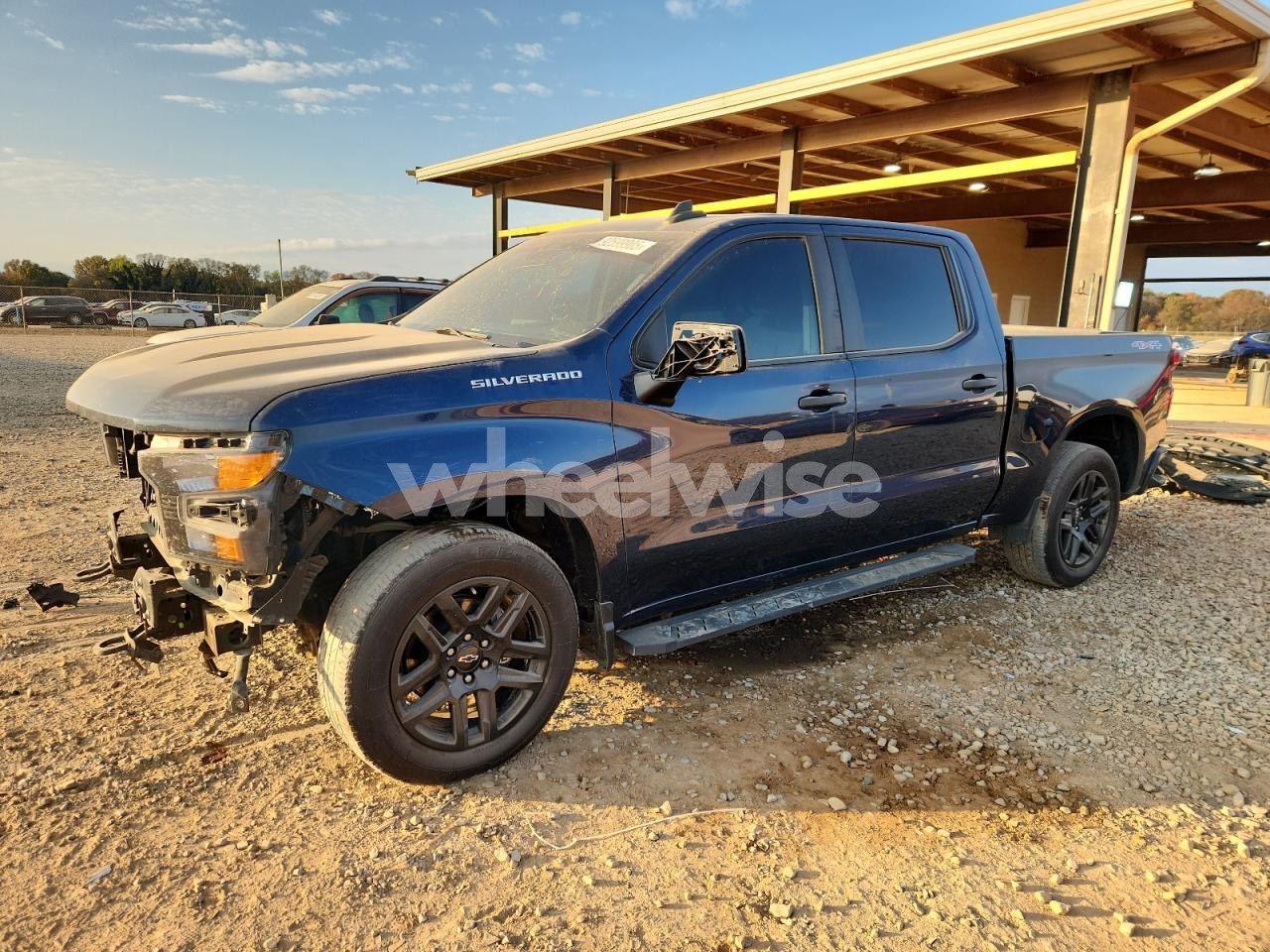 2022 CHEVROLET SILVERADO K1500 CUSTOM (VIN 1GCPDBEK4NZ522786) main photo