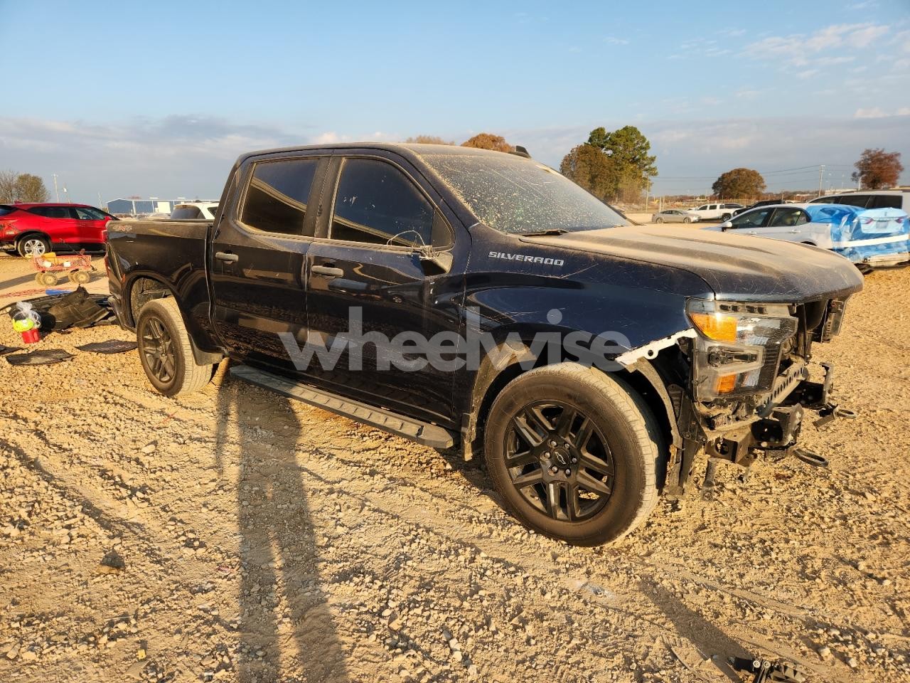 Photo 4 of 2022 CHEVROLET SILVERADO K1500 CUSTOM (VIN 1GCPDBEK4NZ522786)