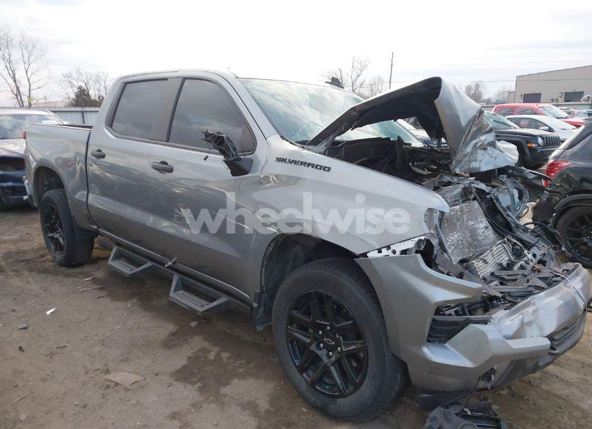 2023 Chevrolet Silverado 1500 4WD SHORT BED CUSTOM (VIN 1GCPDBEK5PZ209426) main photo