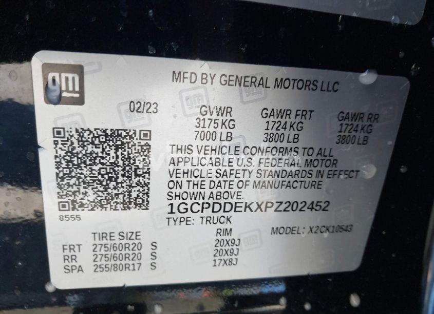 Photo 9 of 2023 Chevrolet Silverado 1500 4WD STANDARD BED LT (VIN 1GCPDDEKXPZ202452)